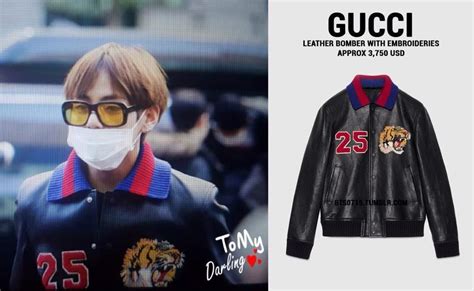 taehyung gucci denim jacket